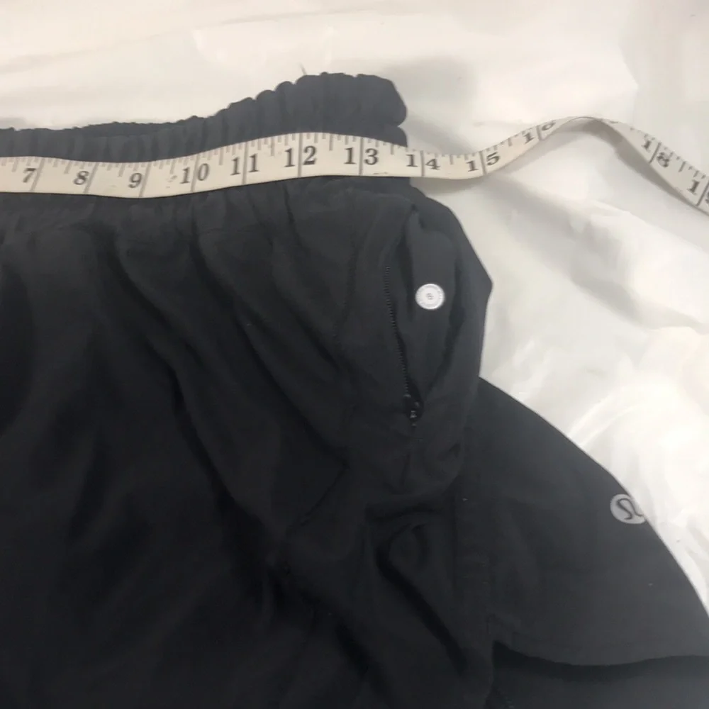 Lululemon Women's Hottie Hot Black Athletic Poly Blend Shorts